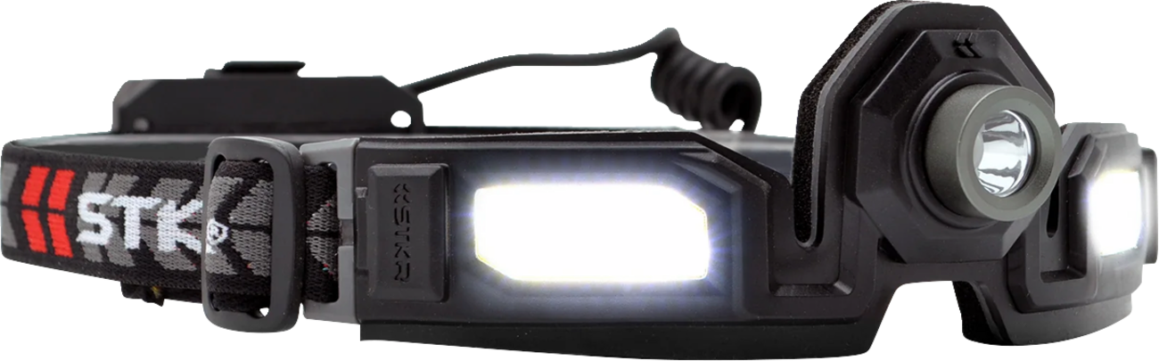 RISK RACING Headlamp - FLEXIT - Pro 3.0 - LED - 300 Lumens - Multi Functional 14204
