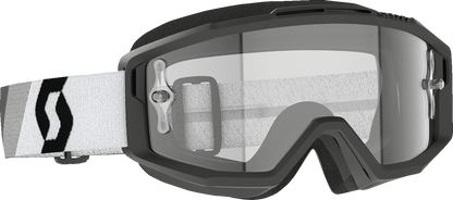 SCOTT Split OTG Goggle - Premium Black/White - Clear Works 285537-7702113