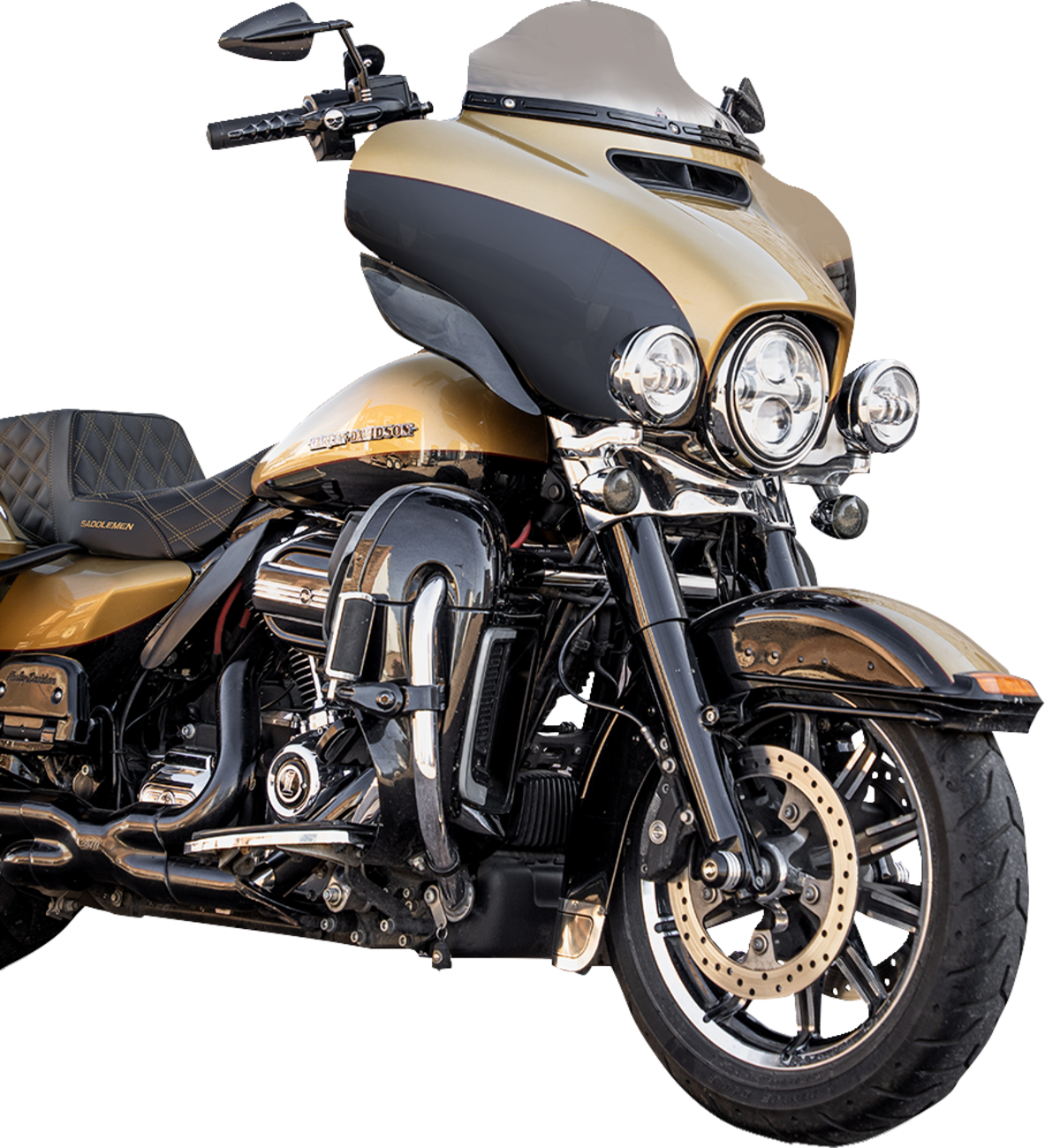 KLOCK WERKS Flare™ Windshield - 6-1/2" - Clear - FLH KWW-01-0702