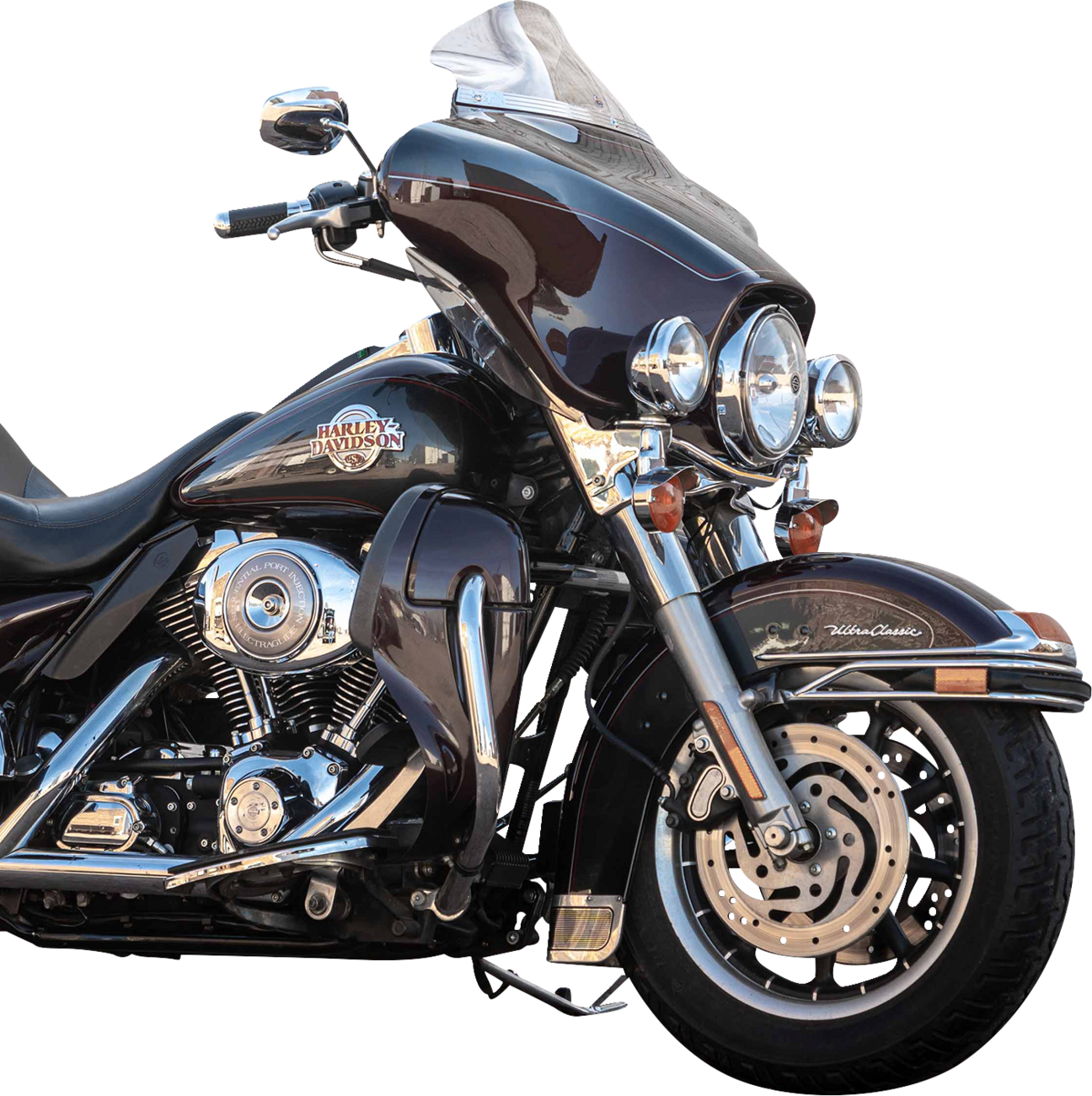 KLOCK WERKS Flare™ Windshield - 6-1/2" - Clear - FLH KWW-01-0701