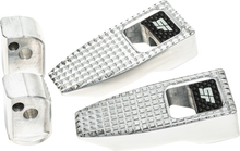 SLYFOX Speed Pegs - Silver Polished - Rear SF-903-02-2
