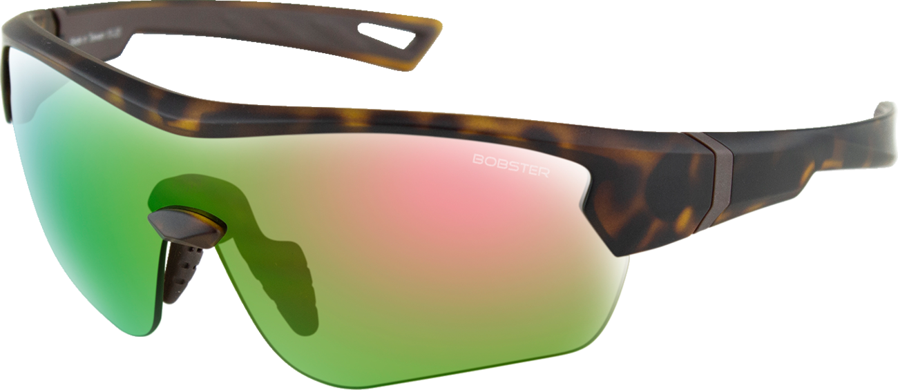 ZAN HEADGEAR Stella Sunglasses - Matte Brown Tortoise - Brown Pink Mirror Lens BSTEL101