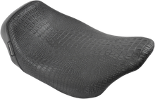 LE PERA Bare Bones Solo Seat - Croc - Black - FL '08-'23 LK-005CRBLK