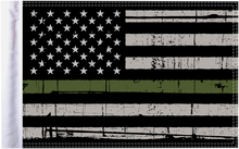 PRO PAD Grunge U.S.A. Flag - Green - 10" x 15" FLG-GMGL-US15