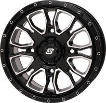 Fusion Dd Wheel  14x7 5+2 4/137 & 4/156 Gloss Blk/Mach