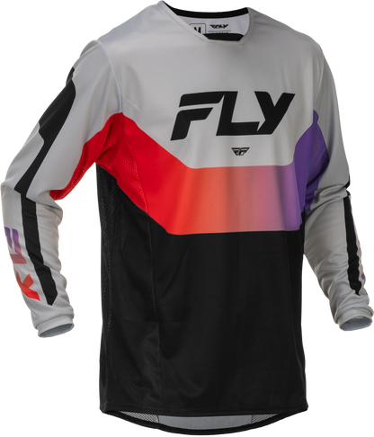 Kinetic Jersey Grey/Red/Purple/Black 2x