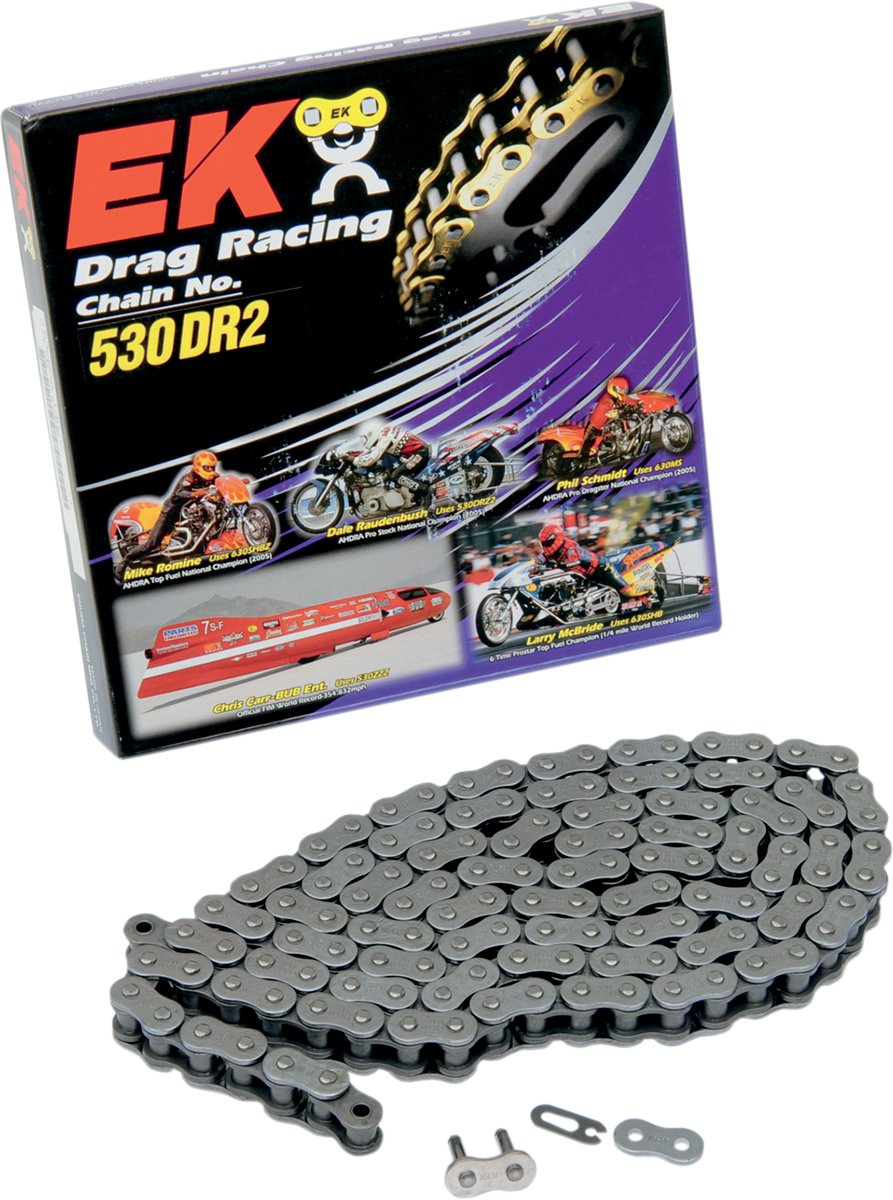 EK 530 DRZ2 - Drive Chain - Chrome - 140 Links 530DRZ2-140C