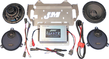 J & M 400 W 2-Channel Amplifier/Speaker Kit - '14-'23 FLHX/FLHTK/FLHCUTG RKT6-400HC14