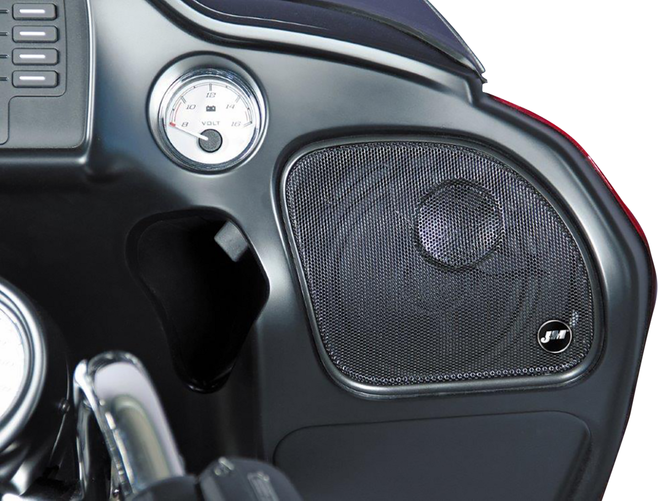 J & M 200 W 2-Channel Amplifier/Speaker Kit - Harley Davidson RKT6-200HR15