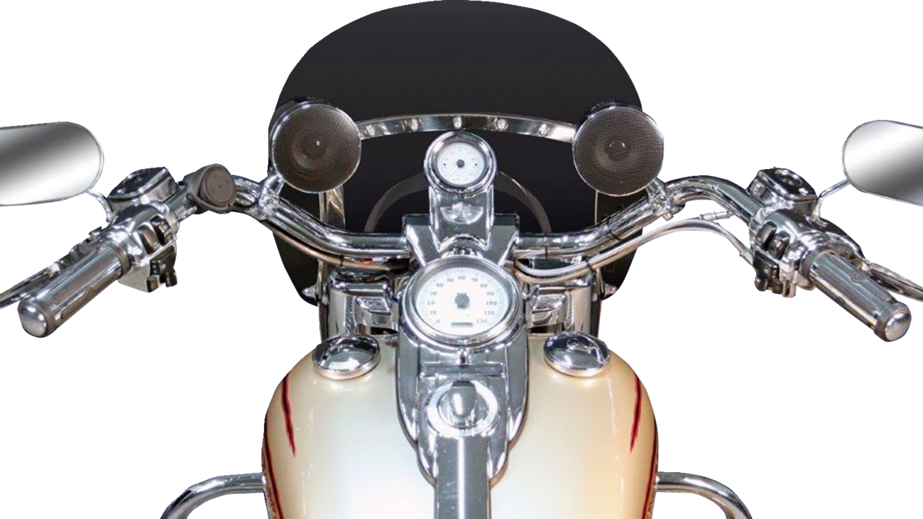 J & M Self-Amplified Speaker Kit - Handlebar Mount - Bluetooth MHAS-BLU3