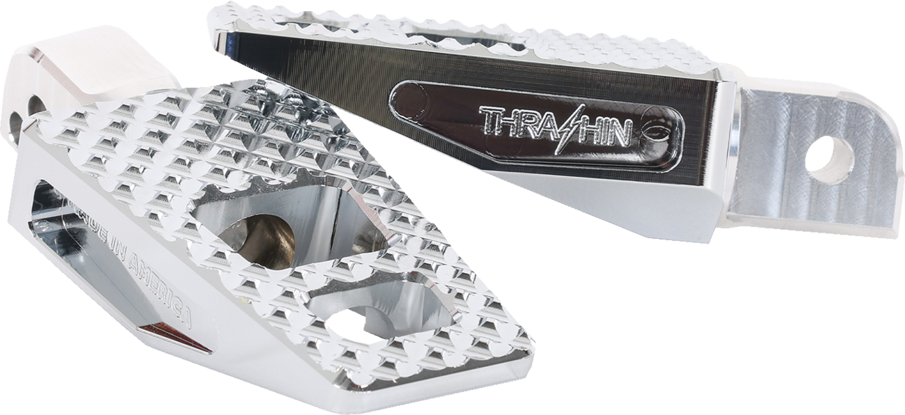 THRASHIN SUPPLY CO. P-54 Foot Pegs - Rear - Chrome TSC-2020-3-SR