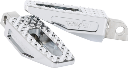 THRASHIN SUPPLY CO. Slim P-54 Foot Pegs - Front/Rear - Chrome TSC-2021-3-D