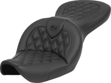 SADDLEMEN Roadsofa™ Seat - without Backrest - Lattice Stitch - FXDWG '96-'23 896-05-182