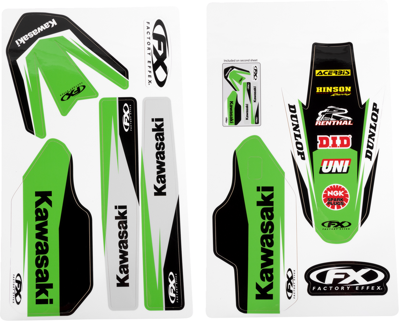 FACTORY EFFEX Trim Kit Graphic - Kawasaki 27-50140