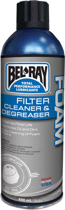 BEL-RAY Foam Filter Cleaner - 13.5 U.S. fl oz. - Aerosol 99180-A400W