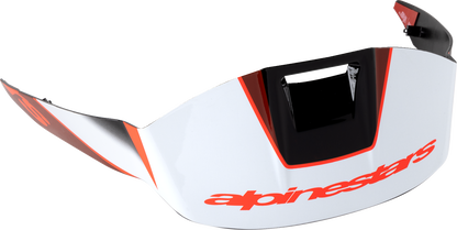 ALPINESTARS Supertech R10 Spoiler - Standard - Team - Black/Carbon Red/Gloss White 8953324-1352