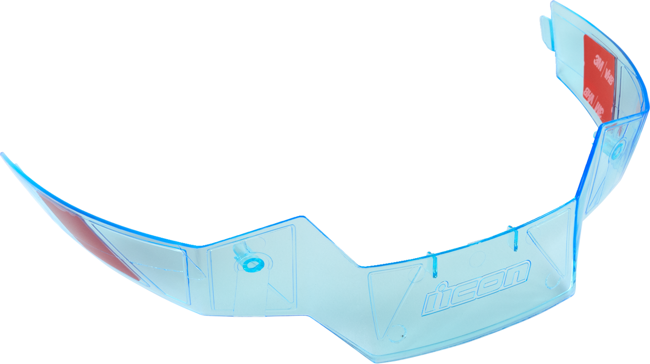 ICON Airflite™ Rear Spoiler - Dayglo Blue 0133-1547