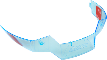 ICON Airflite™ Rear Spoiler - Dayglo Blue 0133-1547
