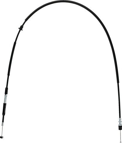 MOOSE OFFROAD Black Vinyl Throttle Cable - Stock Length - Polaris 45-1274