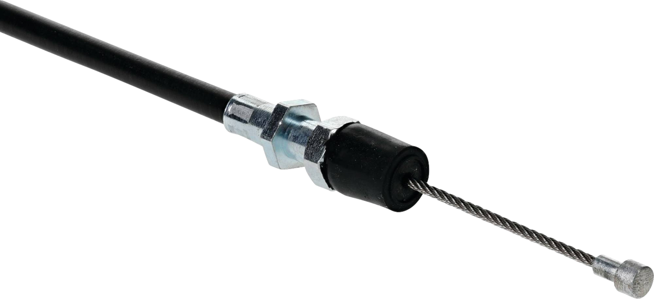 MOOSE OFFROAD Black Vinyl Throttle Cable - Stock Length - Polaris 45-1274