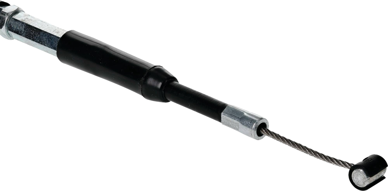 MOOSE OFFROAD Black Vinyl Throttle Cable - Stock Length - Polaris 45-1274