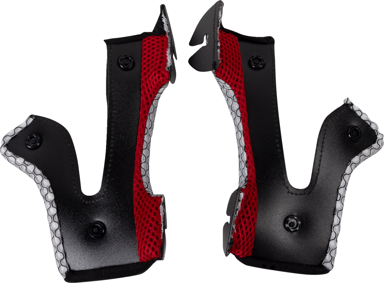 MOOSE OFFROAD Youth F.I. Cheek Pads - Vaporwave - Gray - Small 01343625