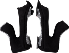 MOOSE OFFROAD Youth F.I. Cheek Pads - Vaporwave - Gray - Medium 01343626