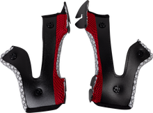MOOSE OFFROAD Youth F.I. Cheek Pads - Vaporwave - Gray - Large 0134-3627