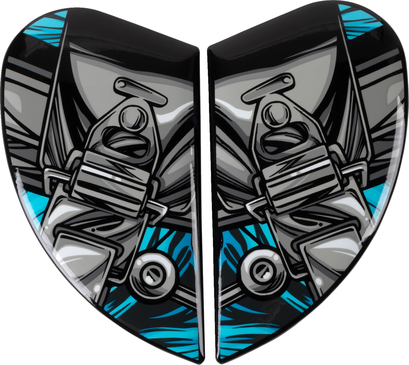 ICON Airframe Pro™ Side Plates - Outbreak - Blue 0133-1407
