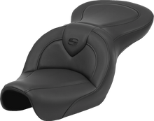 SADDLEMEN Roadsofa™ Seat - Black Stitch - without Backrest - FXD '04-'05 804-04-187