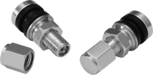 SHOW CHROME Valve Stem - Straight - 1-3/16" - Pair 5-801