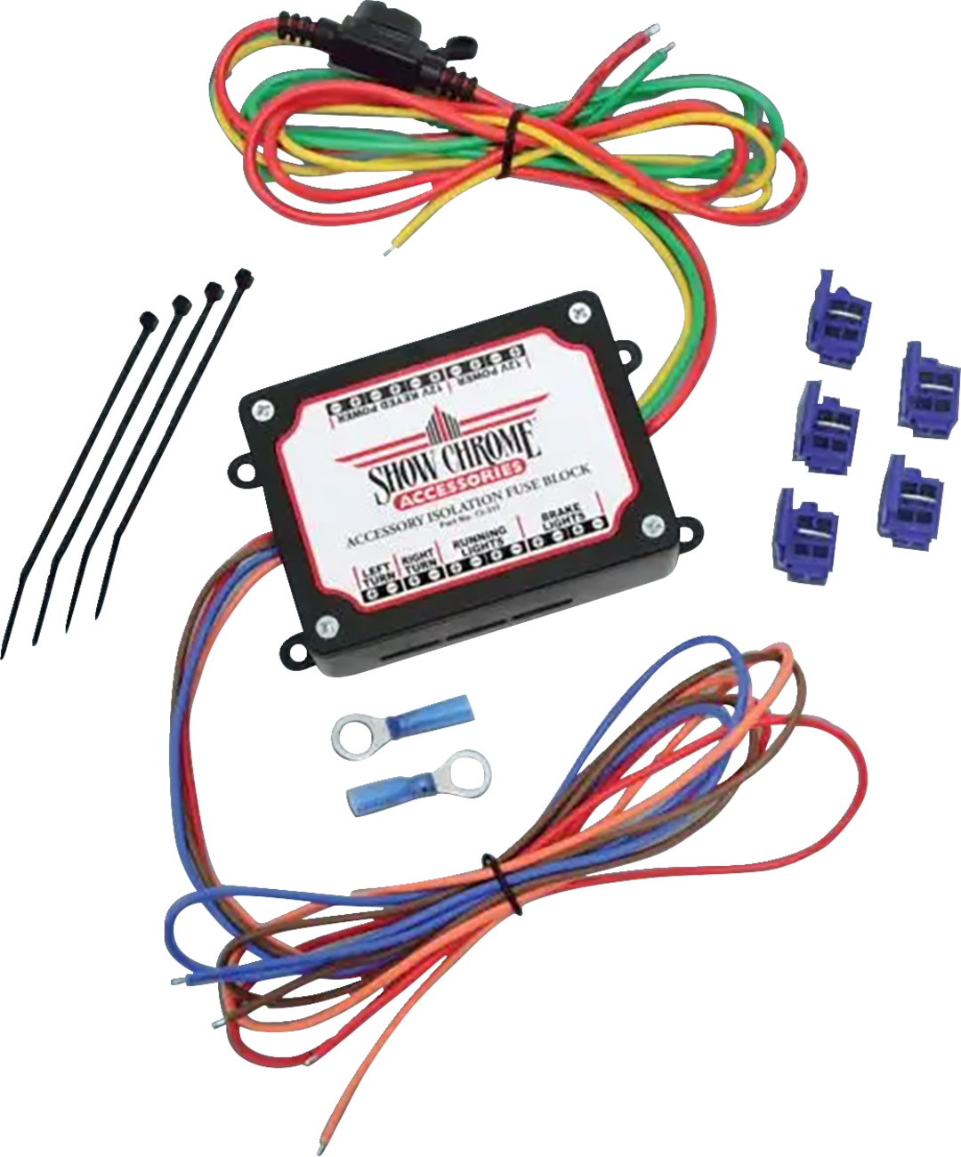 SHOW CHROME Electronic Fuse Block - Universal 13-311