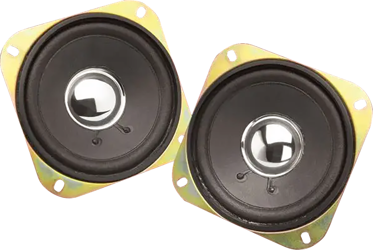 SHOW CHROME 4" Replacement Speakers - 15 W - Rear - GL1500 2-169C