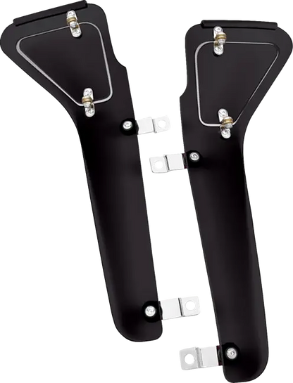 SHOW CHROME Upper Wind Deflectors - GL 1800 52-665U