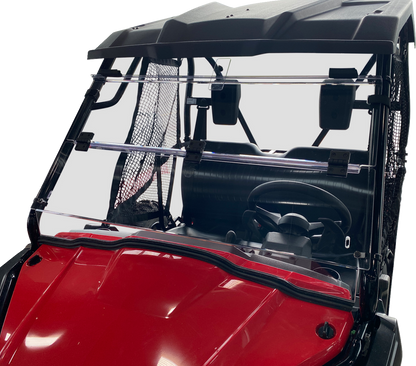 MOOSE OFFROAD Full Folding Windshield - Deluxe - Pioneer V000351-12200M
