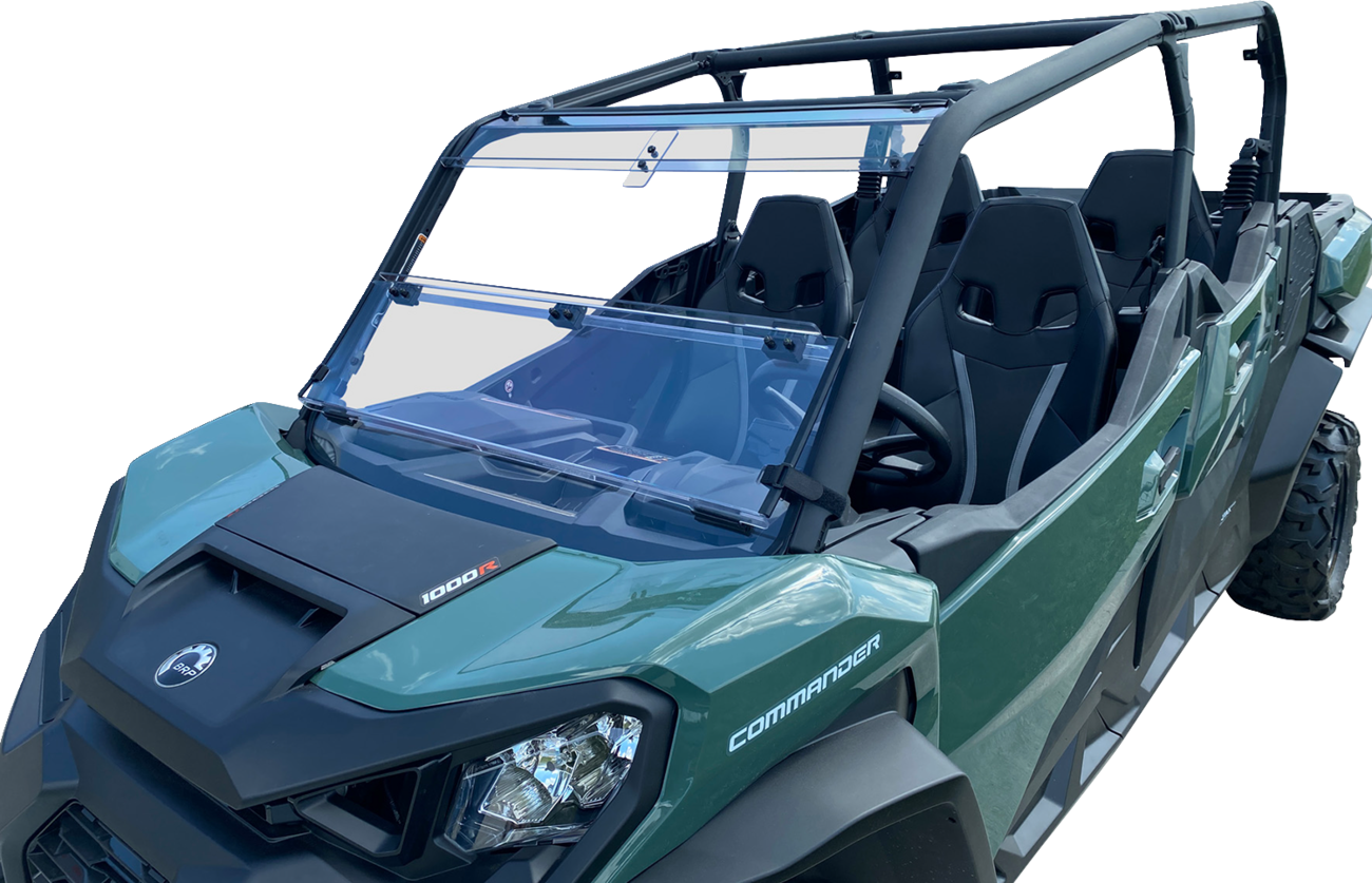 MOOSE OFFROAD Full Folding Windshield - Deluxe - Can-Am V000292-12200M