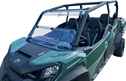 MOOSE OFFROAD Full Folding Windshield - Deluxe - Can-Am V000292-12200M