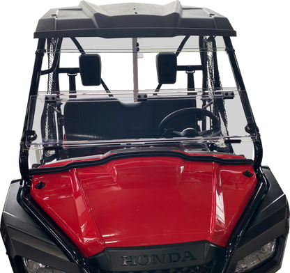 MOOSE OFFROAD Full Folding Windshield - Deluxe - Pioneer V000351-12200M