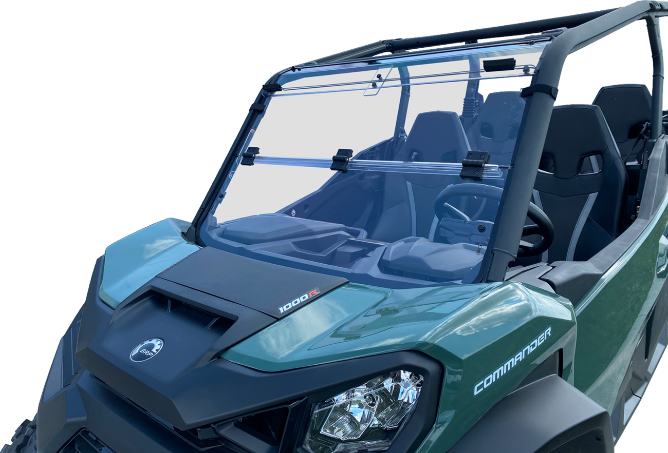 MOOSE OFFROAD Full Folding Windshield - Deluxe - Can-Am V000292-12200M