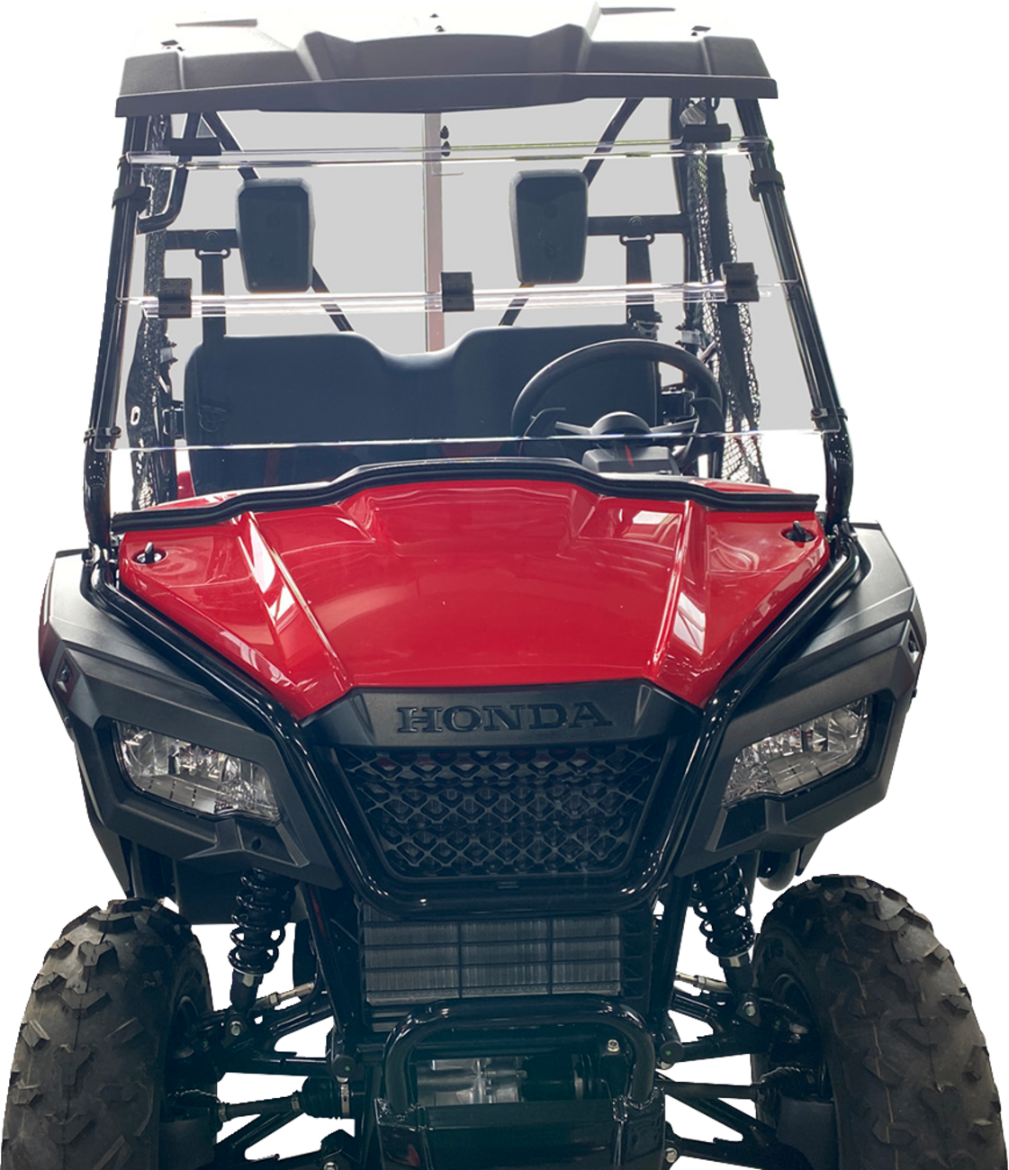 MOOSE OFFROAD Full Folding Windshield - Deluxe - Pioneer V000351-12200M