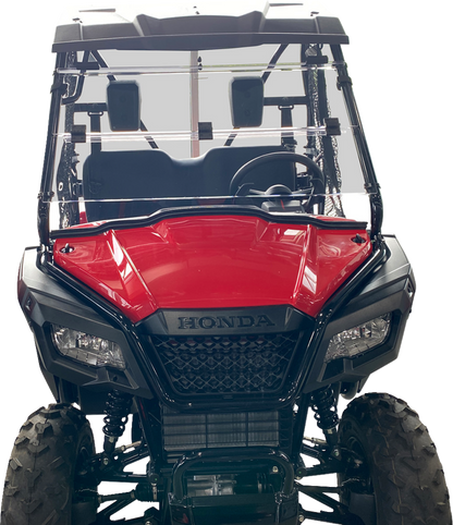 MOOSE OFFROAD Full Folding Windshield - Deluxe - Pioneer V000351-12200M