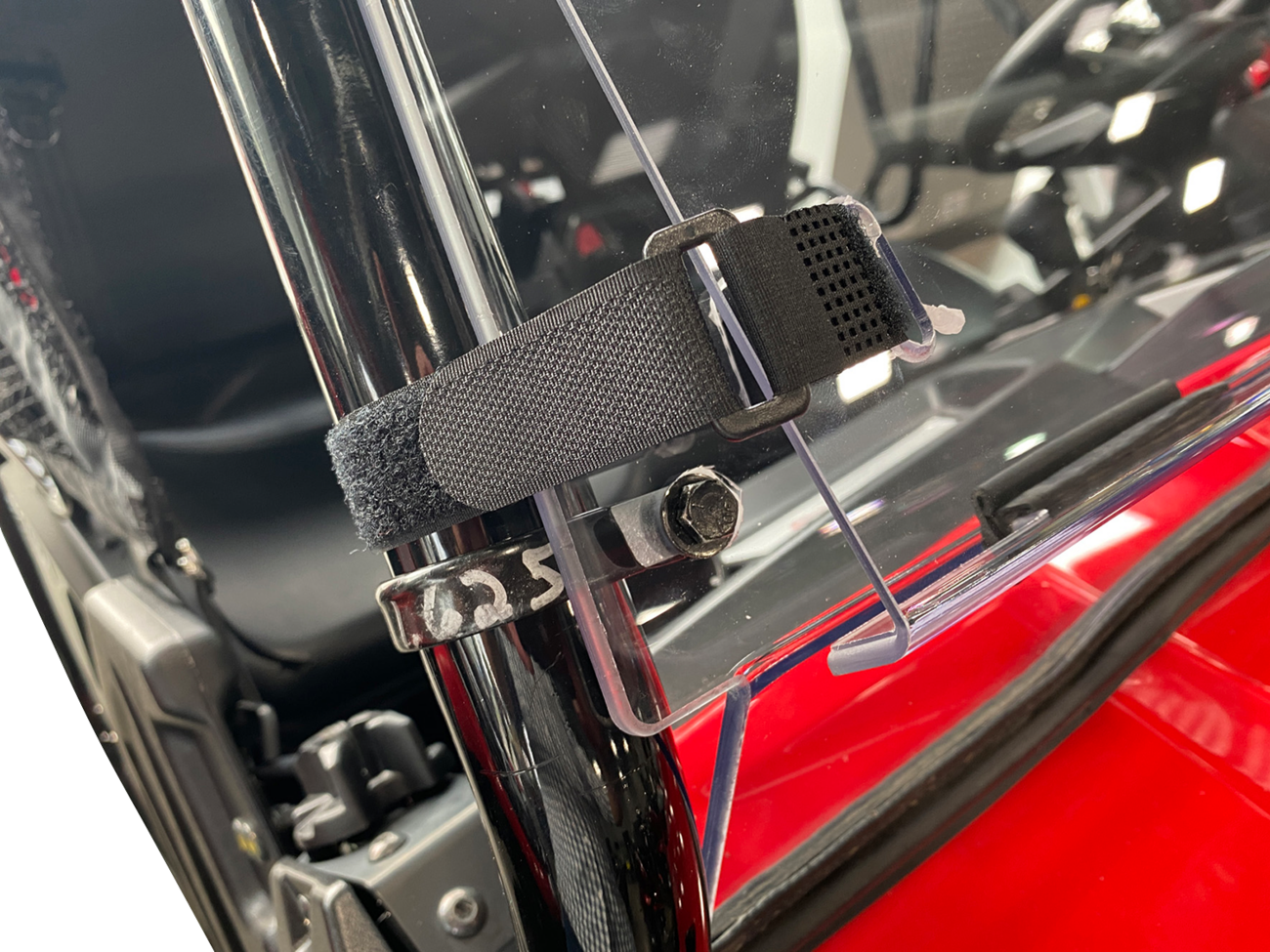 MOOSE OFFROAD Full Folding Windshield - Deluxe - Pioneer V000351-12200M
