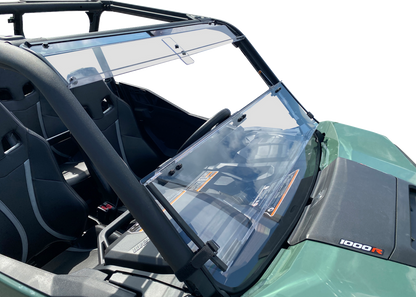 MOOSE OFFROAD Full Folding Windshield - Deluxe - Can-Am V000292-12200M