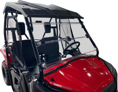 MOOSE OFFROAD Full Folding Windshield - Deluxe - Pioneer V000351-12200M