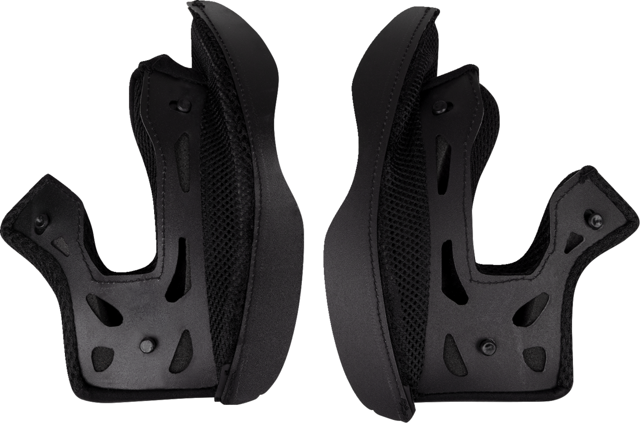 MOOSE OFFROAD Air Intake Cheek Pads - Black - XS 0134-3195