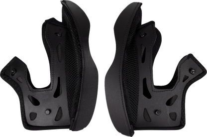 MOOSE OFFROAD Air Intake Cheek Pads - Black - XS 0134-3195