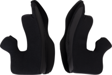 MOOSE OFFROAD Air Intake Cheek Pads - Black - Medium 0134-3197