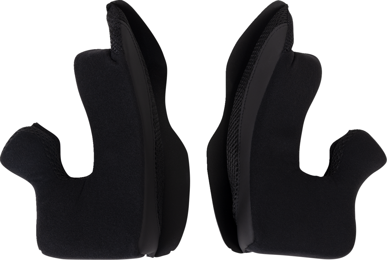 MOOSE OFFROAD Air Intake Cheek Pads - Black - 2XL 0134-3200