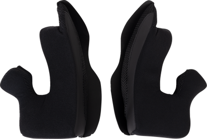 MOOSE OFFROAD Air Intake Cheek Pads - Black - 2XL 0134-3200