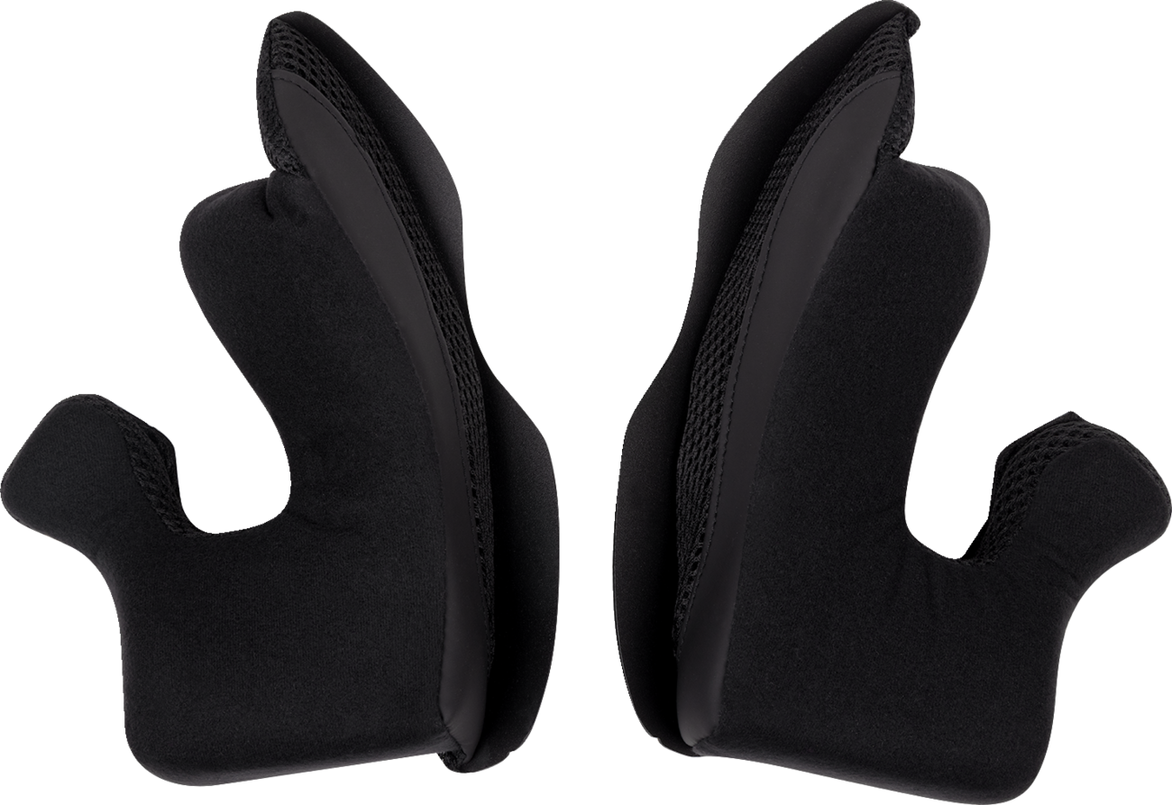MOOSE OFFROAD Air Intake Cheek Pads - Black - Small 0134-3196